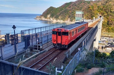 余部鉄橋(上から)