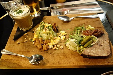 パテを含めた3種の前菜