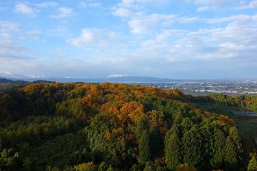 メルキュール砺波、部屋からの景色
