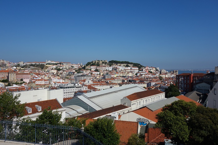 リスボン､アルカンタラ展望台からの眺め