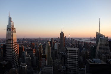 トップ･オブ･ザ･ロックからの夕景