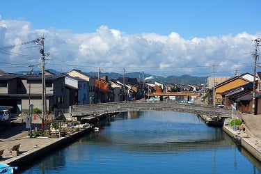 内川(富山のベニス)の眺め