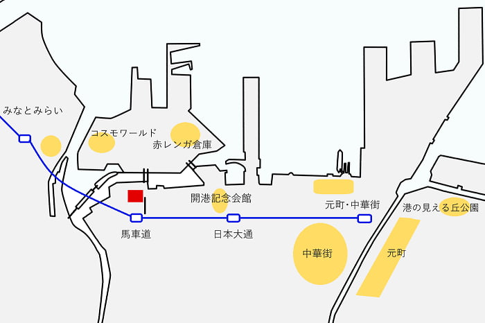 横浜ベイエリアマップ